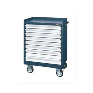 サカエ キャビネットワゴン 幅700×奥行480×高さ1025mm CV-1081DW