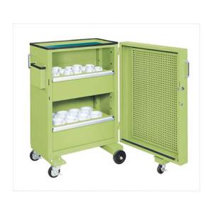 サカエ ツーリングキャビネットワゴン スイングドア付き 幅700×奥行500×高さ1095mm TL...