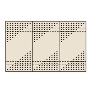 サカエ パンチングウォールシステム 壁取付き型 幅1287×高さ897mm PO-453LN