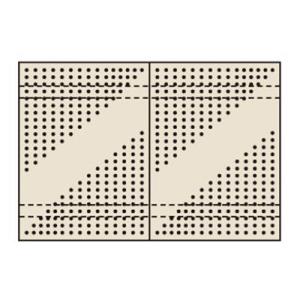 サカエ パンチングウォールシステム 壁取付き型 幅1170×高さ897mm PO-602LN