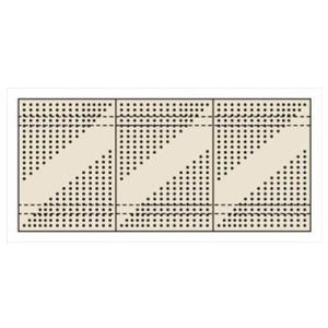 サカエ パンチングウォールシステム 壁取付き型 幅1755×高さ897mm PO-603LN