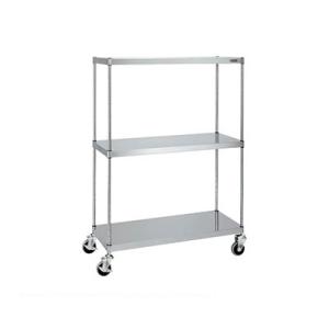 サカエ ステンレスニューパールラック 直進安定金具無し 幅1200×奥行450×高さ1314mm N...