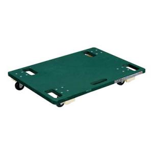 サカエ 板台車スタッキング仕様 オール自在タイプ 幅600×奥行450×高さ85mm SD-645G