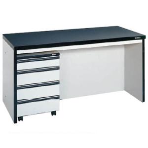 サカエ サイド実験台 キャビネットワゴン1台付き 幅1200×奥行750×高さ800mm ST-12...