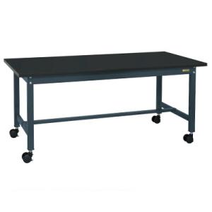 サカエ 中量作業台KTタイプ キャスパッド付き 幅1800×奥行750×高さ800mm KT-693...