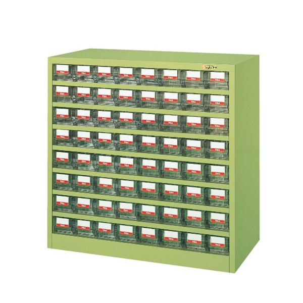 サカエ ハニーケース・樹脂ボックス HFW-64TL 小物キャビネット 工場 幅900×奥行450×...