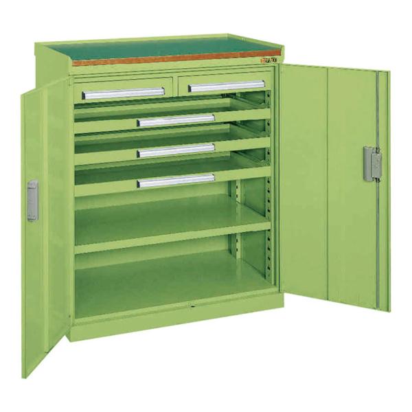 ミニ工具室 K-101N 幅880×奥行516×高さ1000mm 工具保管 最適