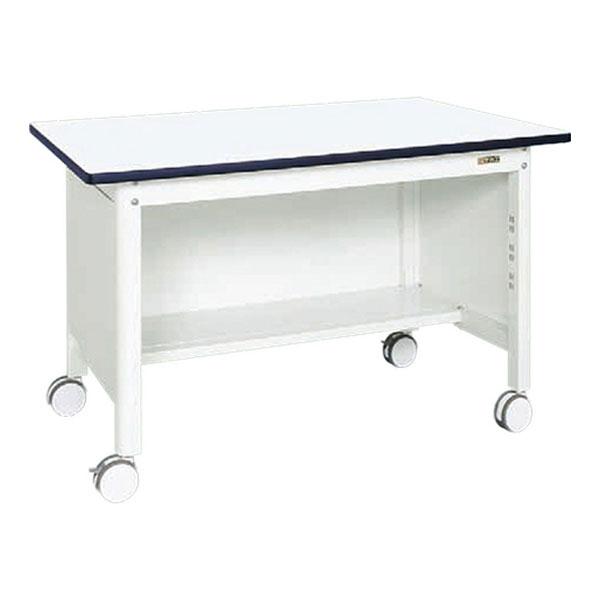 中量作業台(扇形支柱・移動式・三方パネル) KF-39PRDW 幅900×奥行750×高さ776mm...