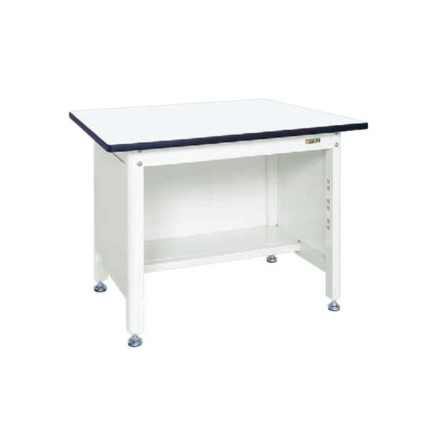 中量作業台(扇形支柱・三方パネル仕様) KF-39PW 幅900×奥行750×高さ700mm 扇型パ...