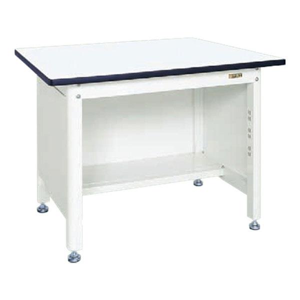 中量作業台(扇形支柱・三方パネル仕様) KF-49PW 幅1200×奥行750×高さ700mm 扇型...