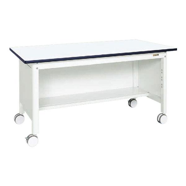 中量作業台(扇形支柱・移動式・三方パネル) KF-69PRDW 幅1800×奥行750×高さ776m...