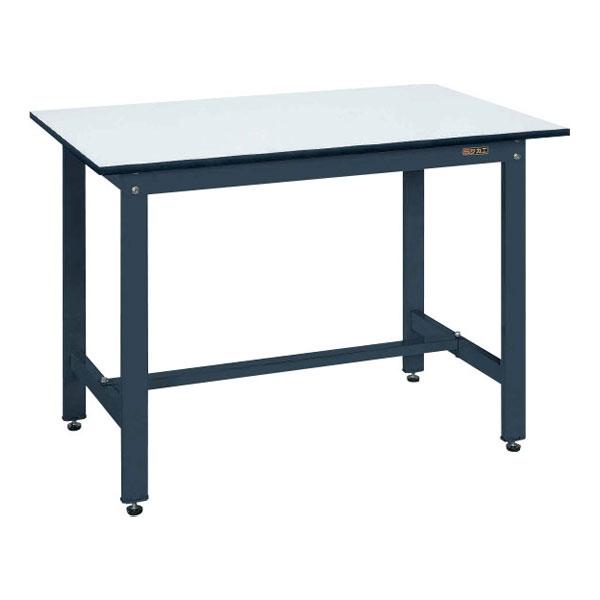 サカエ 軽量作業台 ワークテーブル KHタイプ ポリエステル天板 均等耐荷重350kg 幅1200×...