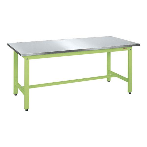 サカエ 軽量作業台 ステンレステーブル KKタイプ KK-187SU3N 幅1800×奥行750×高...