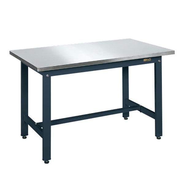 サカエ 軽量作業台 ステンレステーブル KKタイプ ダークグレー KK-189SU4DN 幅1800...