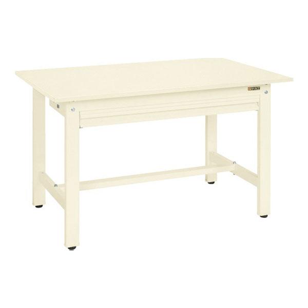 サカエ 作業台 収納付き 全面引出し KK-49SNZ 構造用鋼管使用 堅牢構造 幅1200×奥行7...