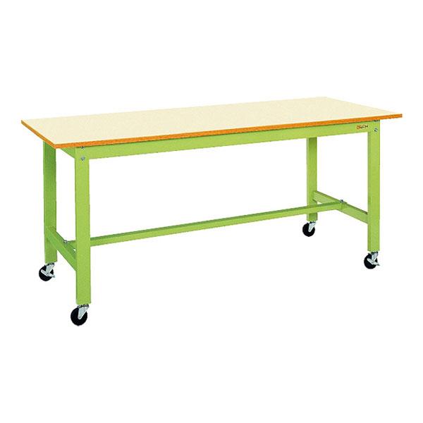 サカエ 軽量作業台 キャスター付き KKタイプ KK-59B1 幅1500×奥行750×高さ810m...