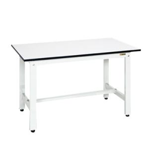 サカエ 軽量作業台 (パールホワイト) ワークテーブル 幅1200×奥行750×高さ740mm 耐荷...