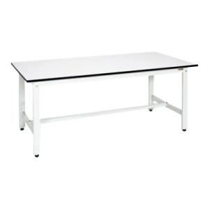 サカエ 軽量作業台 (パールホワイト) ワークテーブル 幅1800×奥行750×高さ740mm 耐荷...