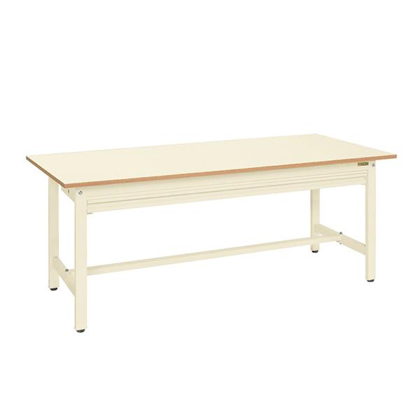 サカエ 軽量作業台 全面引出し付き 作業テーブル KSタイプ 均等耐荷重300kg 幅900×奥行7...