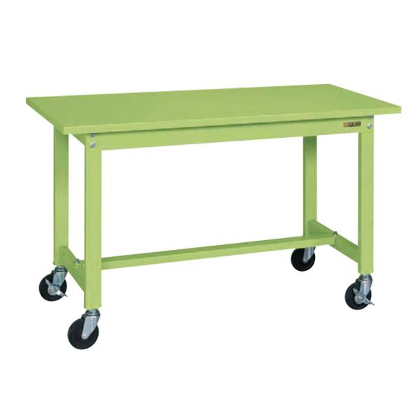 サカエ 軽量作業台 スチールテーブル 移動式作業台 KSタイプ KS-127SR 幅1200×奥行7...