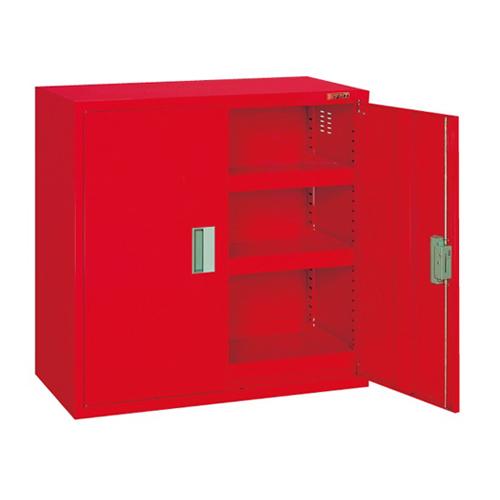 サカエ 危険物保管ロッカー 皿型棚板3枚付き KU-AR1 外寸:幅900×奥行450×高さ880m...