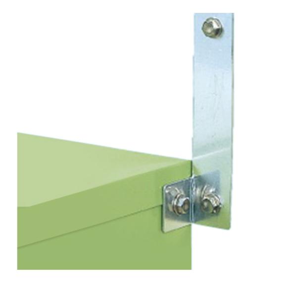 オプション サカエ 工具管理ユニット用転倒防止金具 KU-WK2