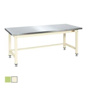 サカエ 中量作業台KVタイプ(ステンレスカブセ天板) KV-693PCS 幅1800×奥行750×高...