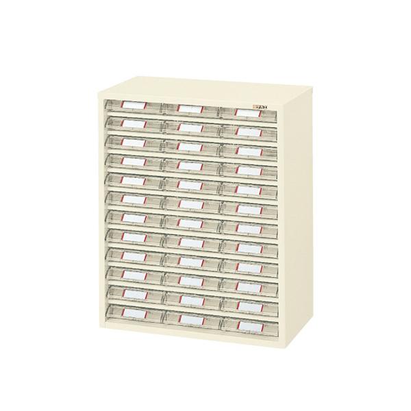 サカエ ピックケース パーツキャビネット スチールケース 引出し 3列12段 幅450×奥行223×...