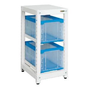 追加/増設用 サカエ マルチプルラック コンテナ収納タイプ(増設) 2段大コンテナ(50BTM) 2...