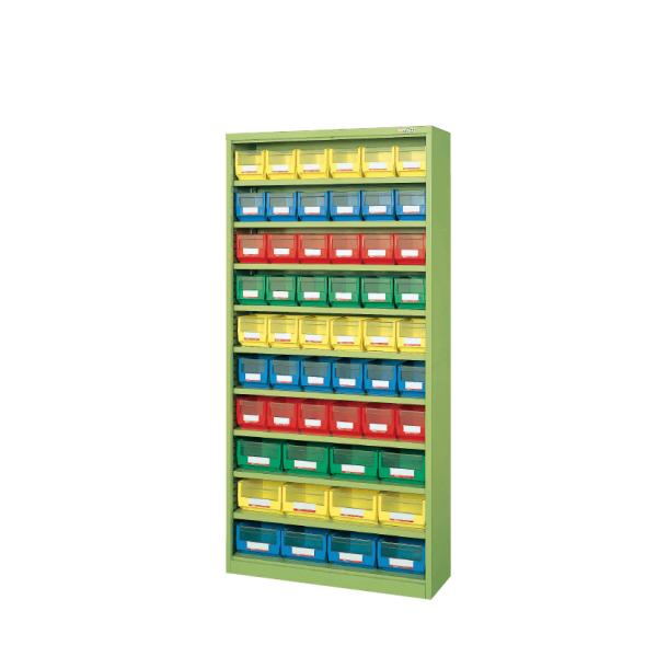 コンテナラックケース NCR-18D 幅920×奥行310×高さ1895mm コンテナ収納 高効率