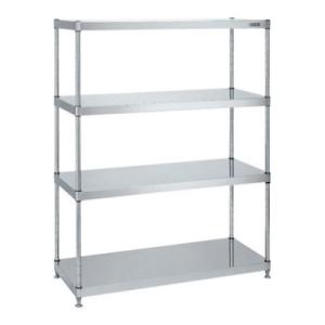 サカエ ステンレスニューパールラック 固定式 SUS304 幅1200×奥行450×高さ1200mm...