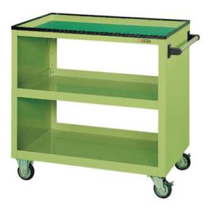 サカエ パネルワゴン(ゴム車) PGW-2C 幅900×奥行600×高さ880mm 均等耐荷重300...