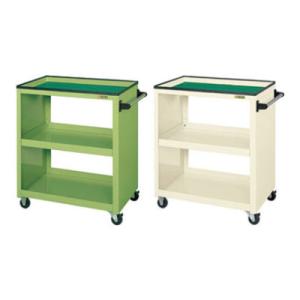 サカエ パネルワゴン(ゴム車) PKW-2C 幅755×奥行505×高さ880mm 均等耐荷重200...