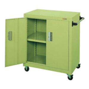 サカエ パネルワゴン(ゴム車扉付き) PKW-6A 幅755×奥行505×高さ880mm 均等耐荷重...