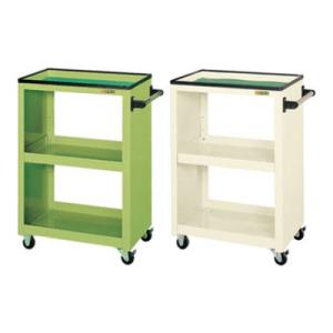 サカエ パネルワゴン(ゴム車) PMW-2CN 幅605×奥行405×高さ880mm 均等耐荷重15...