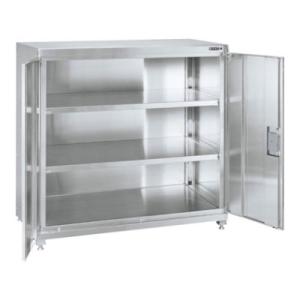 サカエ ステンレス保管庫 SUS430タイプ 幅1200×奥行640×高さ1200mm PNH-12...
