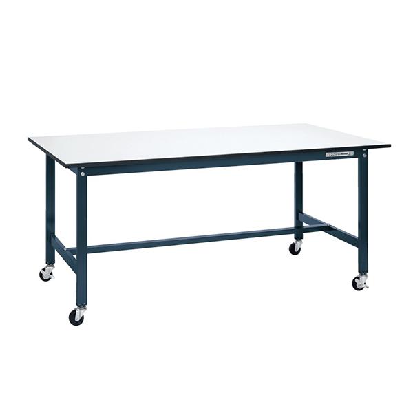 サカエ 軽量作業台 移動式 作業机 SELタイプ 均等耐荷重150kg ゴムキャスター 幅1500×...