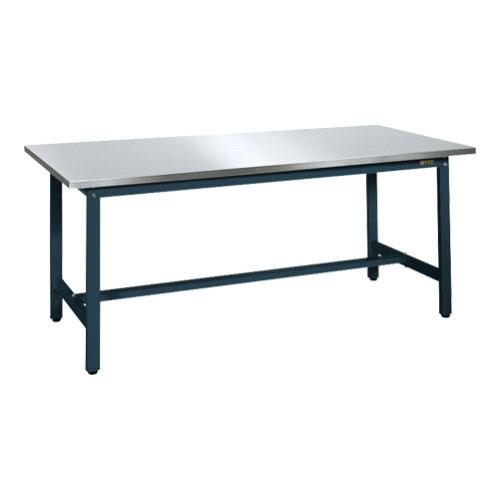 サカエ 軽量作業台 SELタイプ 作業机 ステンレスカブセ天板仕様 SEL-1575HCSU4奥行 ...
