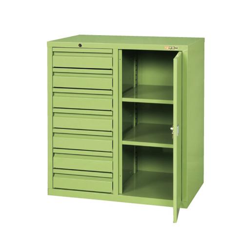 サカエ SKUキャビネット 業務用棚 SKU-7T 幅800×奥行500×高さ880mm