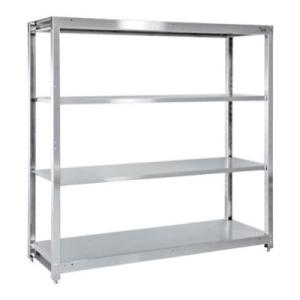 サカエ ステンレスラック 固定式 4段 耐荷重250kg/段 SUS304 幅1800×奥行615×...