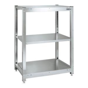 サカエ ステンレスラック 固定式 3段 耐荷重250kg/段 SUS430 幅900×奥行615×高...