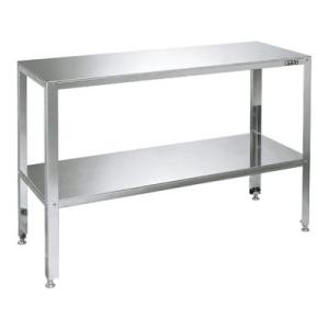 サカエ ステンレス小型作業台 SUS430 幅1200×奥行450×高さ800mm STK4-124