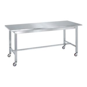 サカエ ステンレス作業台 移動式 SUS304 耐荷重150kg 幅1800×奥行900×高さ802...
