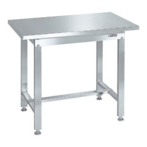 サカエ ステンレス作業台 SUS304 角パイプ脚 耐荷重300kg 幅1200×奥行750×高さ7...