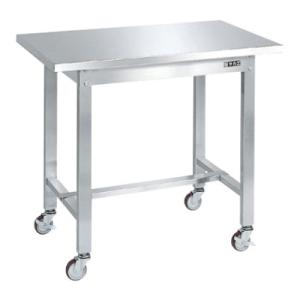 サカエ ステンレス作業台 移動式 SUS430 耐荷重150kg 幅1200×奥行750×高さ802...