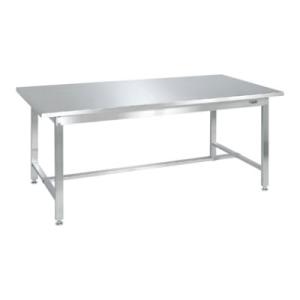 サカエ ステンレス作業台 ステンレスカブセ天板 耐荷重300kg ハニカムタイプ 幅1800×奥行9...