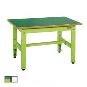 サカエ 低床用軽量高さ調整作業台TKK4タイプ TKK4-096 サカエリューム天板 幅900×奥行...