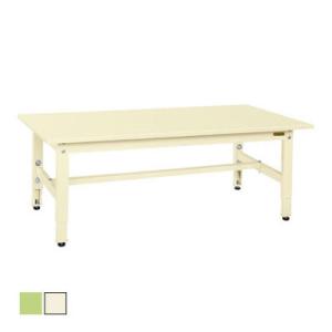 サカエ 低床用軽量高さ調整作業台TKK4タイプ TKK4-157 スチール天板 幅1500×奥行75...