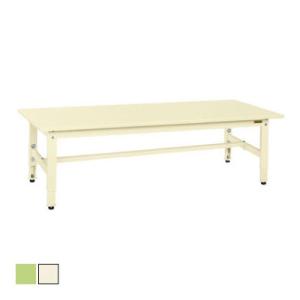 サカエ 低床用軽量高さ調整作業台TKK4タイプ TKK4-187 スチール天板 幅1800×奥行75...