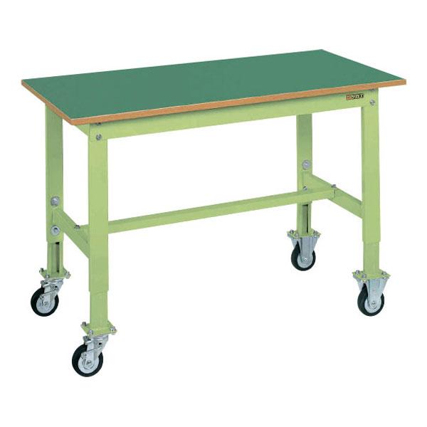 サカエ 軽量高さ調整作業台 移動式作業台 キャスター付き TKK6タイプ 均等耐荷重200kg 脚部...